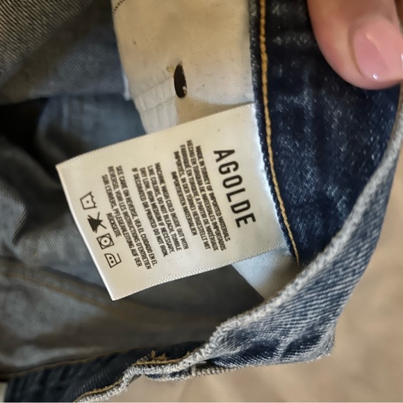 AGOLDE Dee High Rise Jean Shorts - Picture 7 of 9